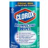 Clorox disinfecting wipes for industrial cleaning